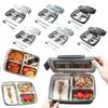 Sealed Divides Food Container Stainless Steel Food Storage Crisper Insulation Lunch Box Camping