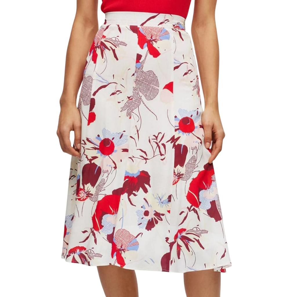 Boss Womens/Ladies Vallua Floral Midi Skirt