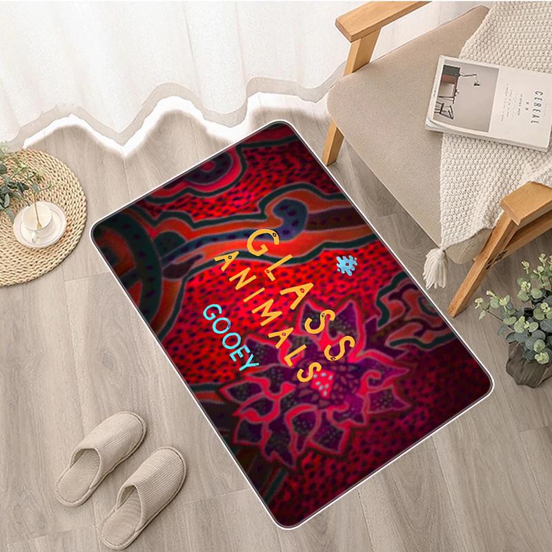 Дверной коврик, стеклянный коврик с животными Zaba, коврик для ванной комнаты, коврик для балкона, моющийся нескользящий кухонный коврик