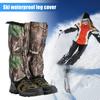 1 Pair Leg Gaiters Breathable Water Resistant Fastener Tape Design Adjustable Snow Boot Gaiters Leg Guards for Hunting Climbing