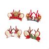 4 шт. рождественские заколки для волос повязки на голову праздничный головной убор милый олень клип аксессуары для