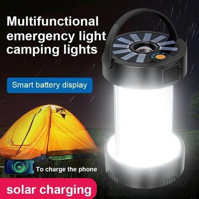 Кемпинговый фонарь LED фонарь уличный водонепроницаемый аварийный портативный USB перезаряжаемый многофункциональный палаточный светильник фонарик