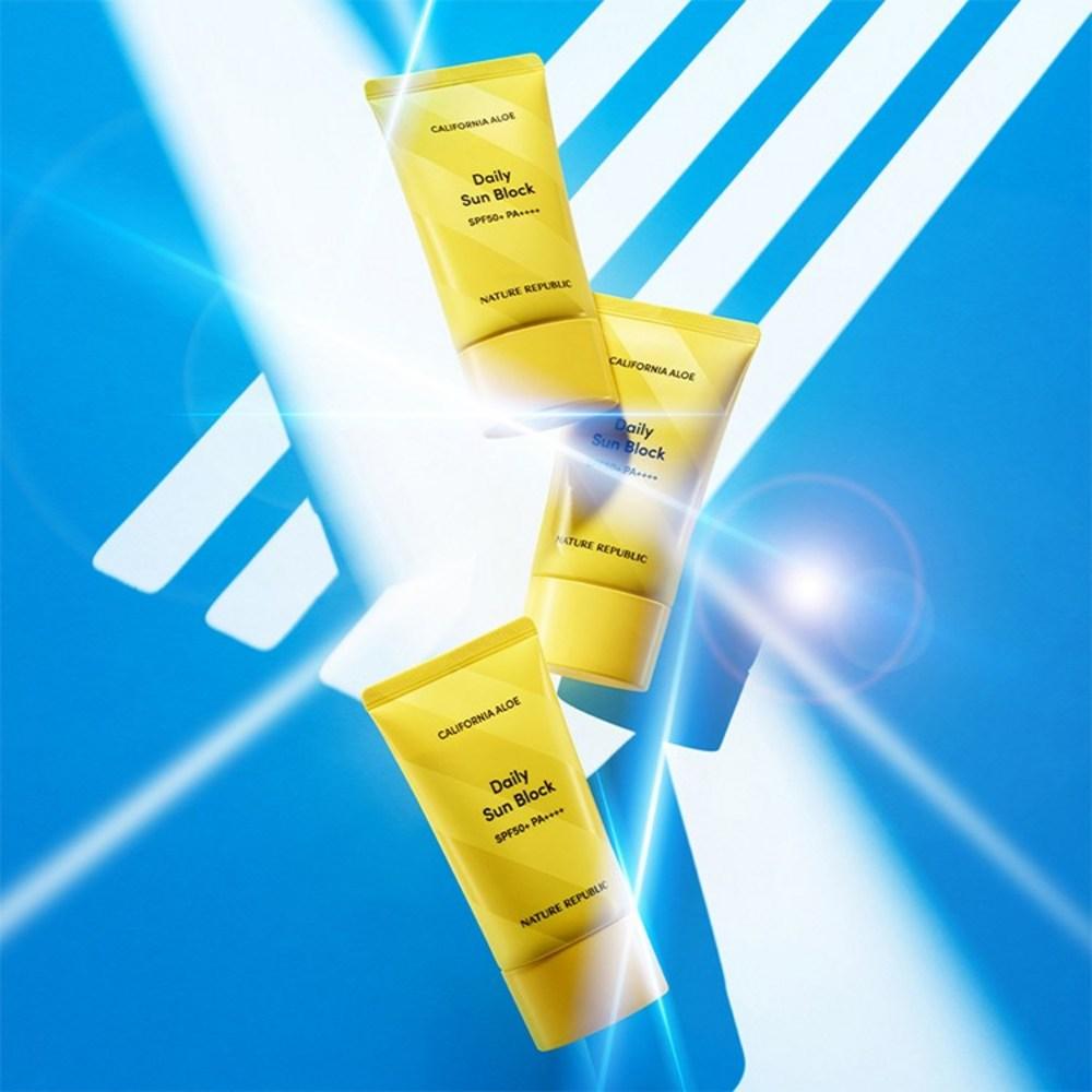 Nature Republic CAlliefornia Aloe Daily Sun Block SPF50+ PA++++, 57 мл, 2 шт.