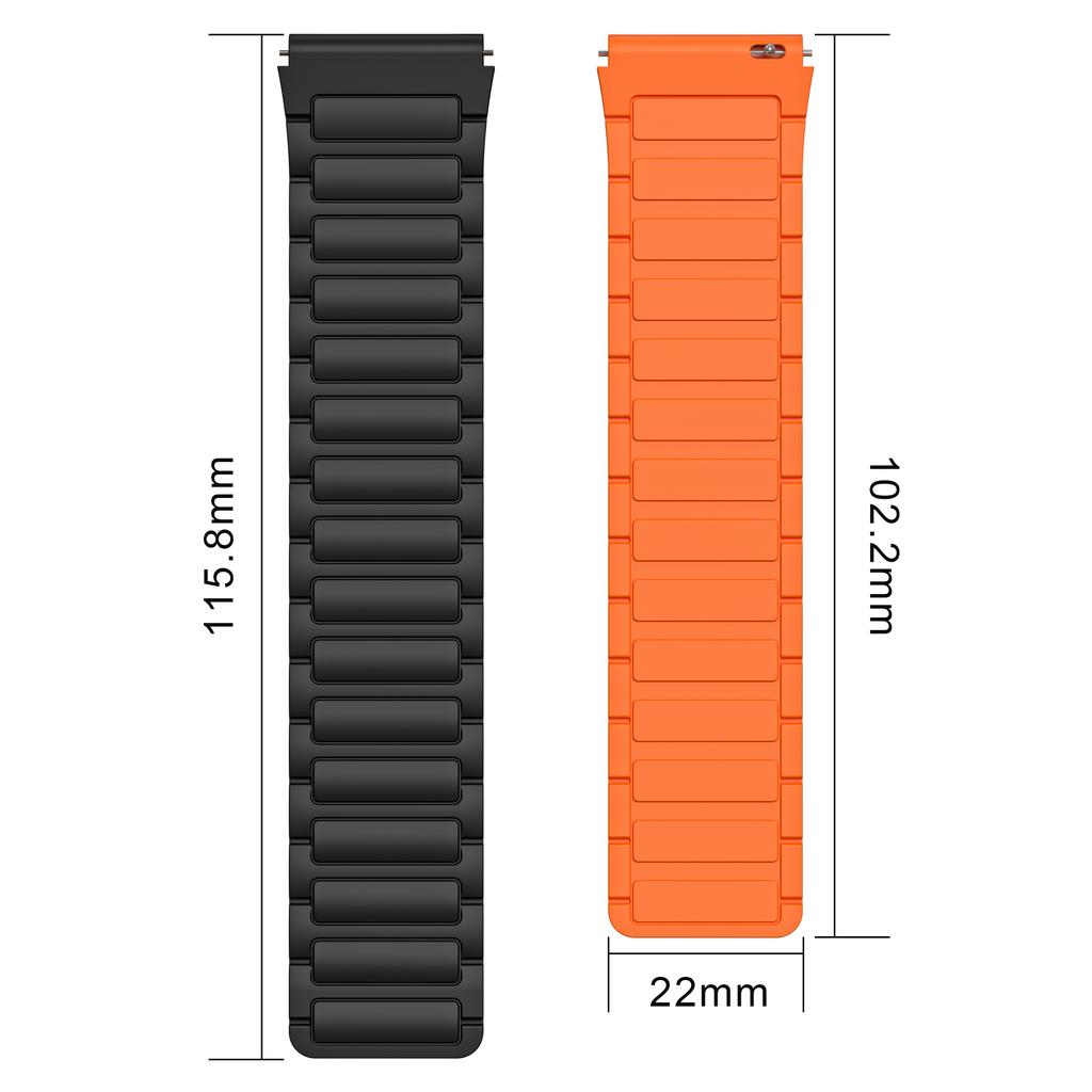 Silicone Watch Band for Huawei Watch 4/4 Pro/GT 4 46mm Magnetic Wrist Strap