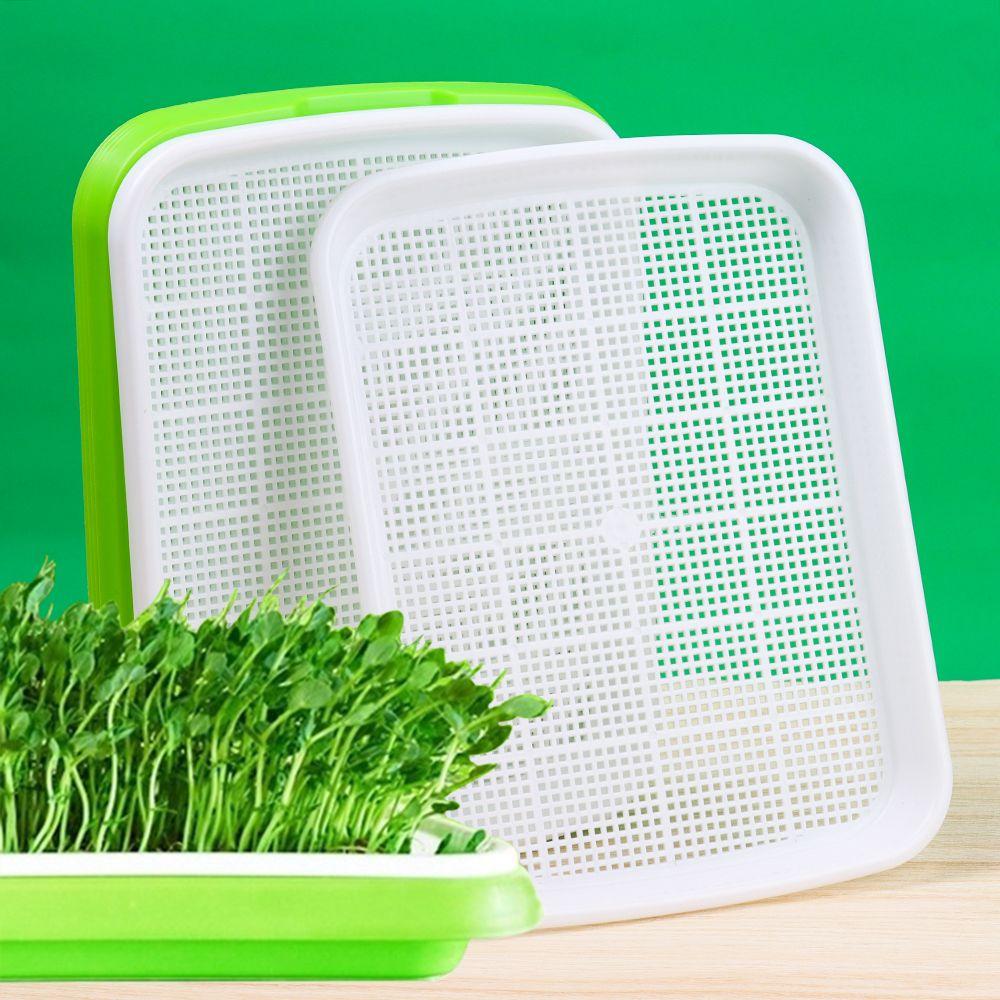 Home Garden Nursery Paper Hydroponic Tray Sprout Pot Plant Box Grow Nursery Pots Seed Sprouter Tray