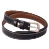 Belt Women'S Simple Pin Buckle Cowhide Belt Women'S Fine Belt Genuine Leather Decorative Belt Printable