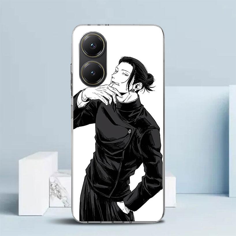 Kaisen J-Jujutsu Geto Suguru Чехол для телефона для Xiaomi Poco F7 Ultra X5 X6 X7 Pro M7 Redmi 15C 15 13C 13 12C 12 10C 10 10A 9 9C 9A 9