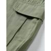 Men Button Fly Multi Flap Cargo Pocket Washed Twill Casual Bermuda Shorts Outdoor Walking Pants