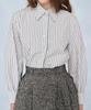 VOYONN Wrist Volume Striped Shirt 0128