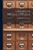 Книга Library of McGill College [microform] : Catalogue of Authors