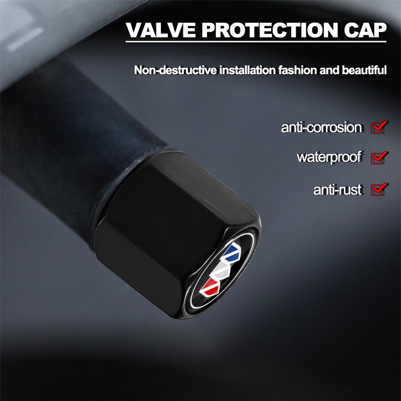 Модные колпачки для вентилей автомобильных шин с брелоком для ключей с логотипом автомобиля для Buick Enclave Regal Lacrosse Encore Excelle Envision Автомобильные аксессуары