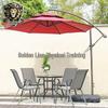 Golden Lion Outdoor Cantilever Sun Umbrella