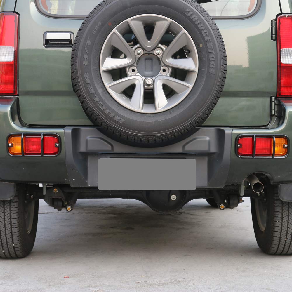 Крышки задних противотуманных фар ANTC для Suzuki Jimny, Запчасти на заказ, Две штуки, Черные, Легкая защита фар для Suzuki Jimny JB23, Аксессуары, (Осталось