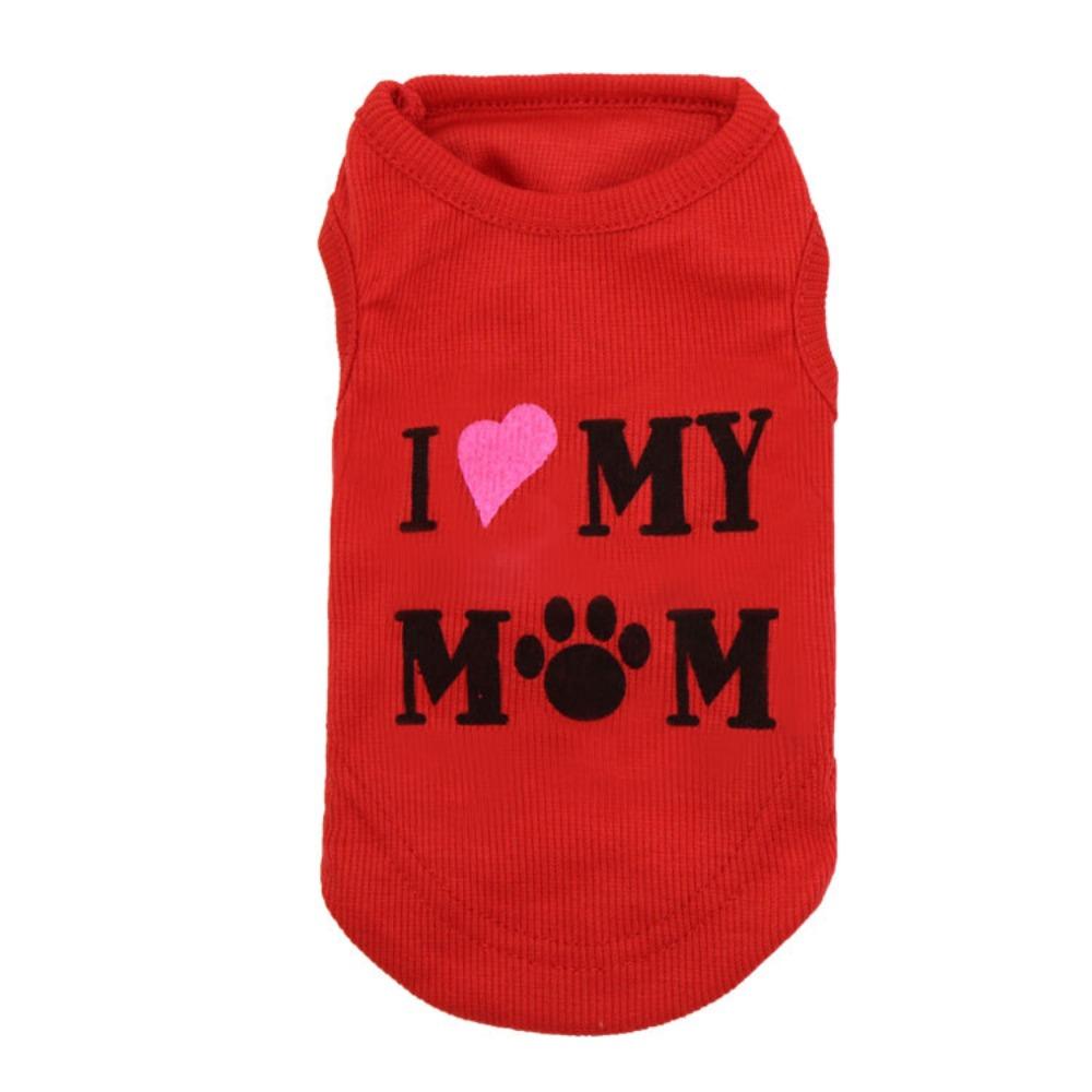 Дышащий жилет с принтом питомца, мягкий жилет для щенка, весенне-летняя футболка для собаки/кошки для маленького/среднего питомца