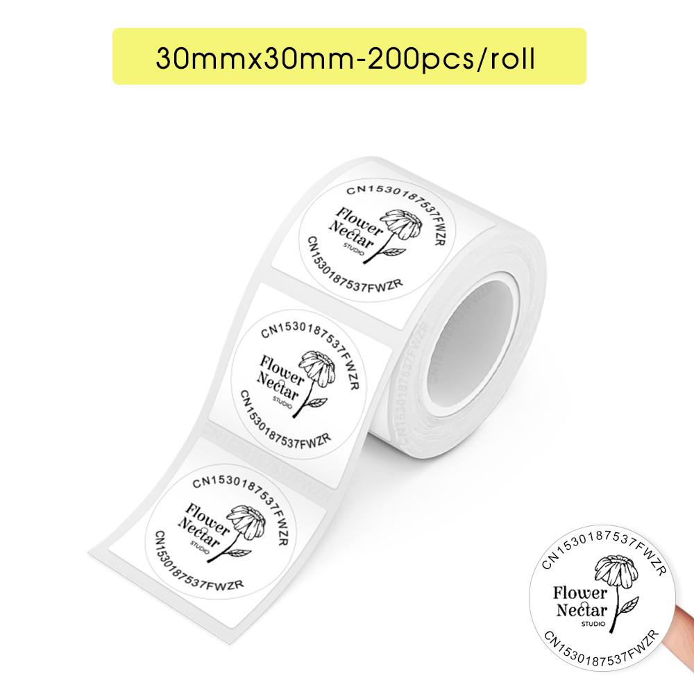 1PK Label Sticker for Marklife X2 Label Printer Waterproof Self-adhesive Thermal Roll Paper for Marklife X2 Portable Printer