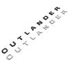 For Sticker Black Silver Outlander Car Hood Sticker Emblem For Outlander Car Style Hood Sticker