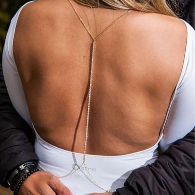 Stonefans сексуальные цепочки со стразами для тела, украшения для шеи, груди, ожерелья, колье, цепочки для нижнего белья, простые цепочки на спине