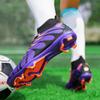 Teenagers Professional Soccer Shoes Purple Tf/Fg Futsal Sneakers Man Non-Slip Wear-Resistant Football Boot Men Zapatilla Futbol