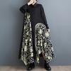 Long Sleeve Plus Size Vintage Floral New In Dresses for Women Casual Loose Spring Autumn Shirt Dress