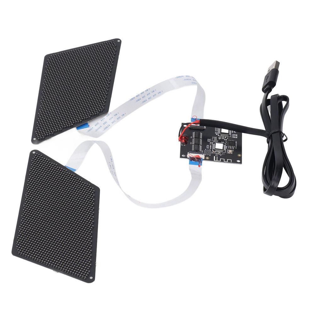 Светодиодный знак «глаз» с разрешением 48 X 96, управляемый через приложение BT, питание от USB, светодиодный знак для анимации слов и картинок