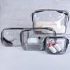 Travel Zipper Transparent PVC Storage Pouch Makeup Case Cosmetic Bags Toiletry Bag