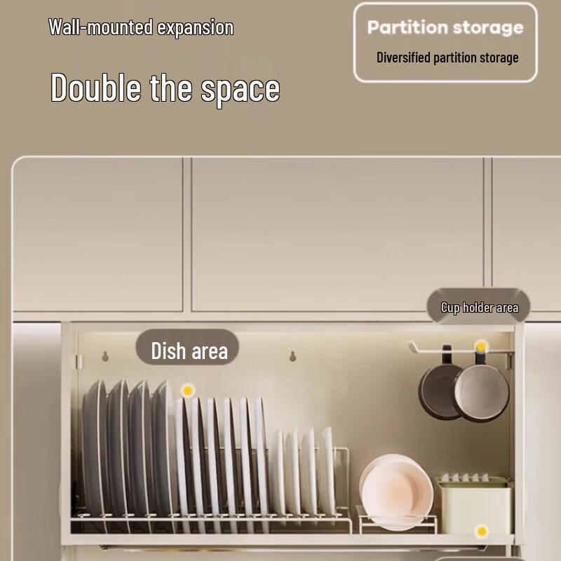 Настенный кухонный шкаф для посуды