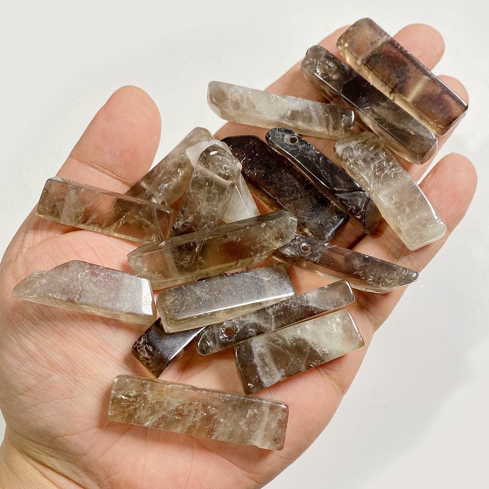 5 шт./лот Натуральные драгоценные камни Бусины Настоящие Top Drilled Цитрины Аметисты Лабрадорит Кварц Палочки Бусины Для Изготовления Украшений Ожерелье
