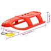VidaXL Sled for Children Sledge Snow Glider Toddler Outdoor Toy Set Tow Rope Red 93719