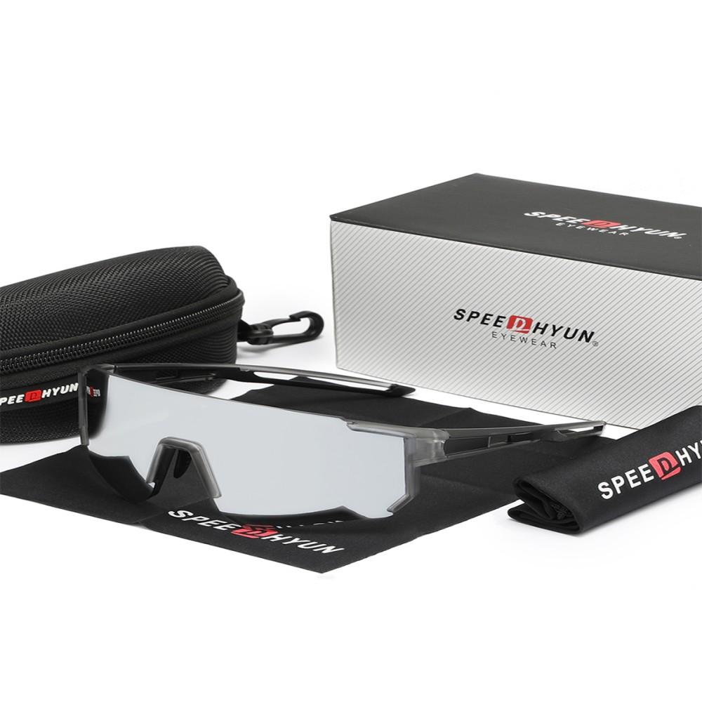 Профессиональные велосипедные очки SPEEDHYUN с фотохромными линзами и аэродинамическим дизайном для шоссейного велоспорта