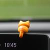 6Pcs Mini Cat Statues Car Center Console Decoration Set Adorable Simple Installation Rear View Mirror Cute Kitty Figurines