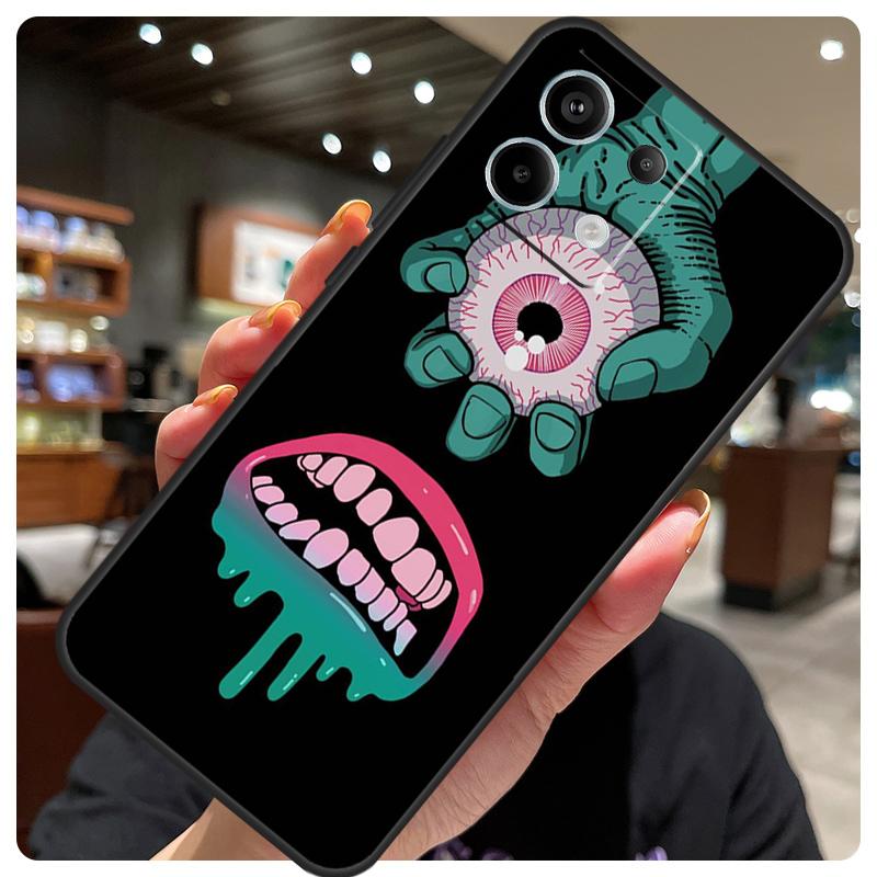 Чехол-рука Monster Eye для Xiaomi Redmi Note 12 9 10 11 13 14 15 Pro Plus Чехол для Redmi 13C 12C 10C 14C 15 C