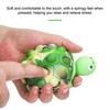 Черепаха с раковиной-пузырем Мячик-антистресс Силиконовый снимающий стресс Черепаха Сжимаемая Сенсорная игрушка Форма животного Упражнение для терапии рук Игрушка-непоседа
