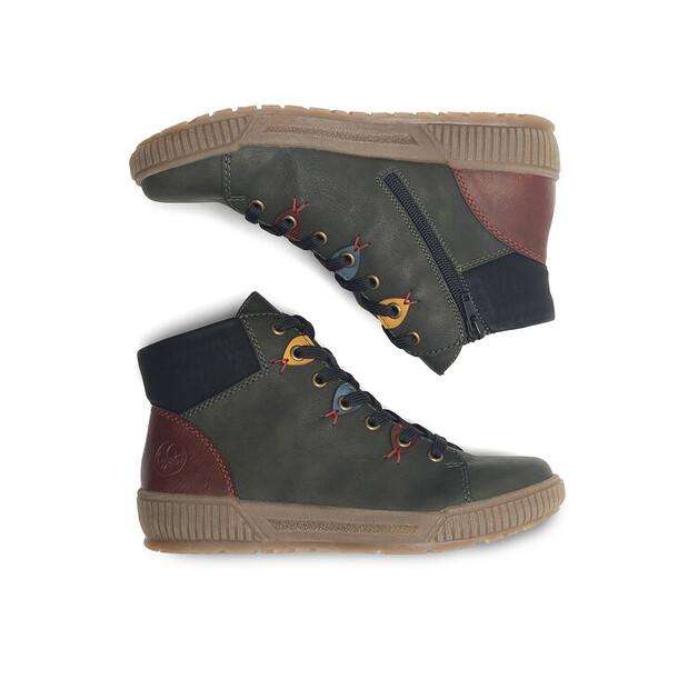 Ботильоны Rieker N0711-54 зелёные