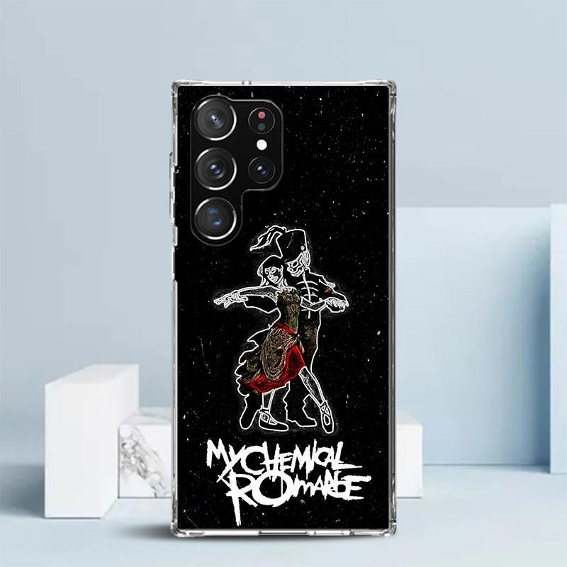 My Chemical Romance MCR Мягкий чехол для Samsung Galaxy S25 Edge S26 S24 S23 Ultra Чехол для телефона S22 S21 Plus S20 FE Принт Рисунок Sh