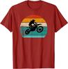 Мотоцикл для мотокросса Dirt Bike Винтажная Ретро Футболка