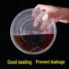 Pabei Disposable Round Plastic Bowl with Lid