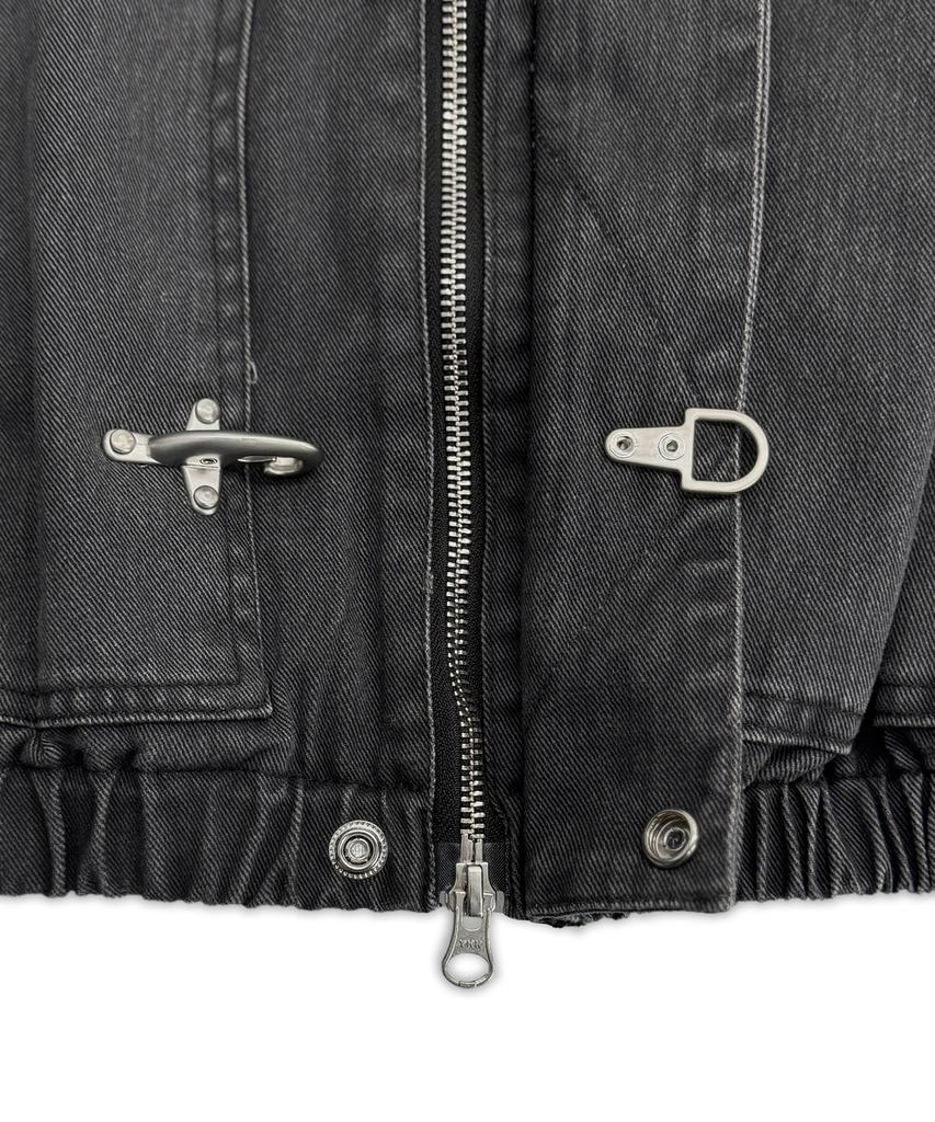 UNUSEDLAB Washed Fireman Jacket (Charcoal)