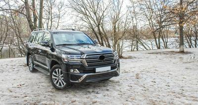 Передняя накладка 2016-2025 (Executive 2016) Белый цвет для Toyota Land Cruiser 200