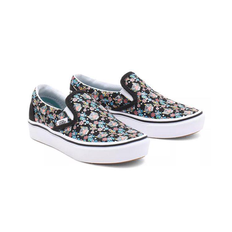 Y/Project x Vans Слипоны Канвас Низкие Детские Скейтбордические Кроссовки Черные Дети Возраст 3 7 Лет VN0A4U1S9AA