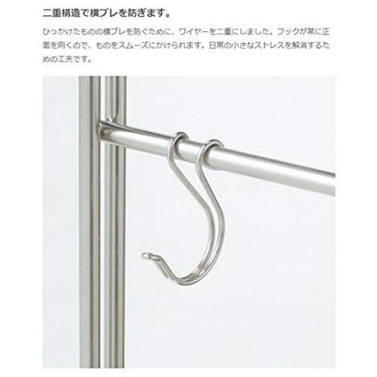 Крючок Muji из нержавеющей стали Маленький 3 шт. Диаметр 12,5 см Серебристый