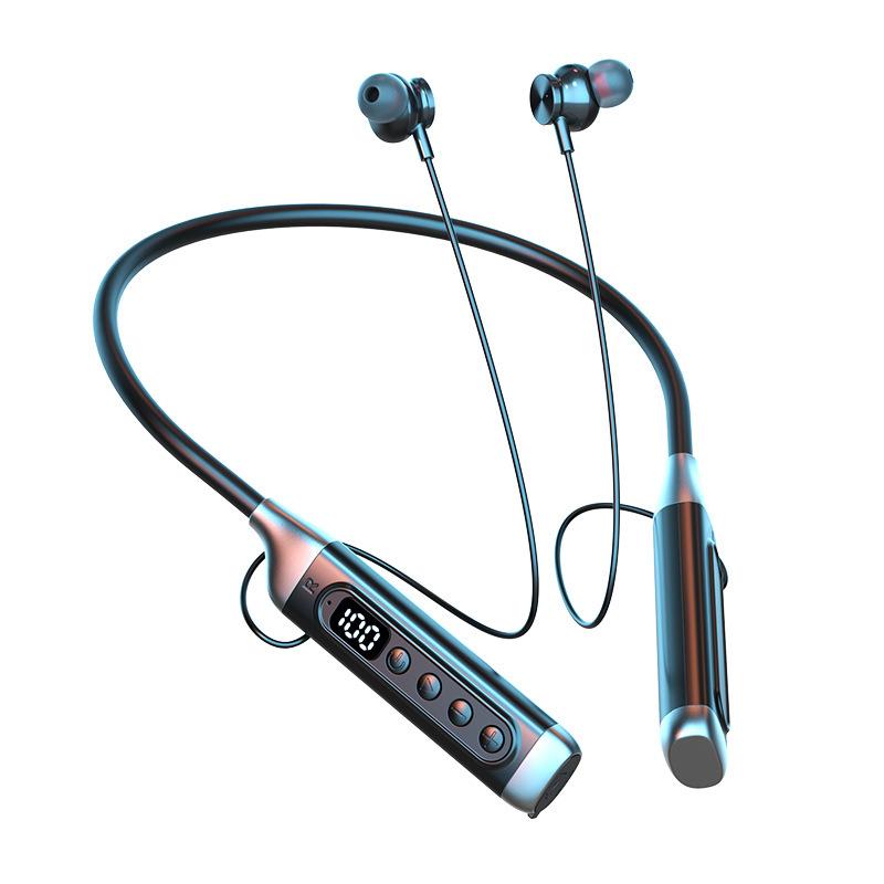 Bluetooth-гарнитура для шеи, спортивная для мужчин и женщин, меняющая голос, караоке, музыкальная открытка