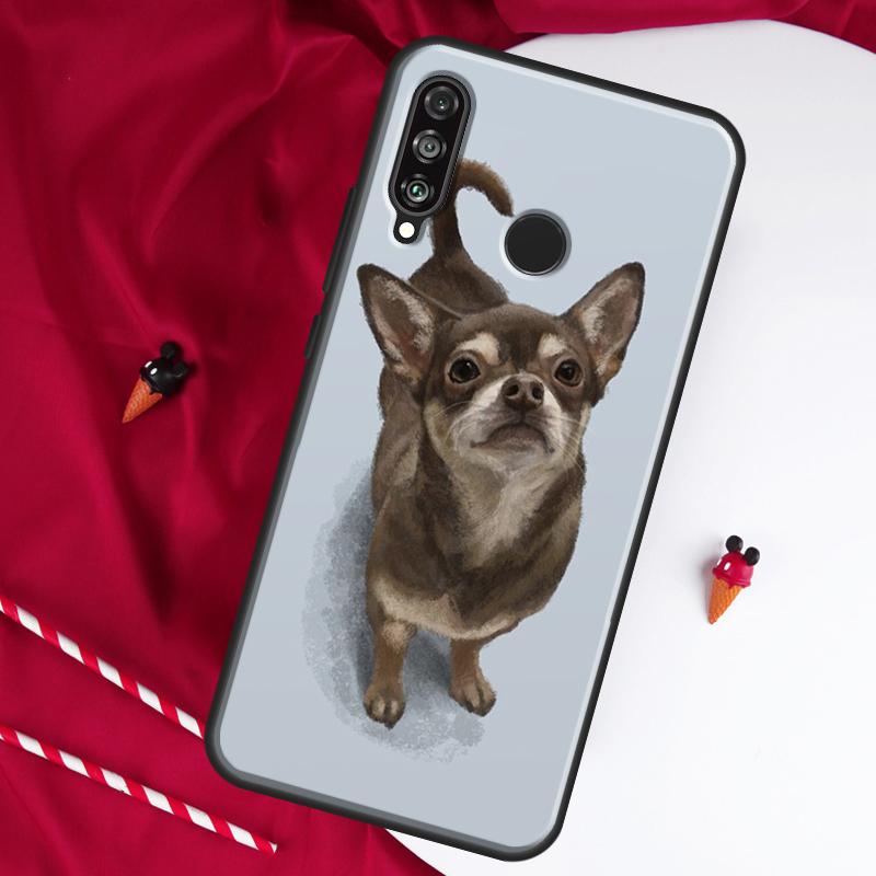 Chihuahua Dog For Huawei Nova Y61 Y70 Y90 Y60 Y72 Y91 12s 12i 11i 7i 8i 9 10 SE P60 Pro P30 P40 Lite Case
