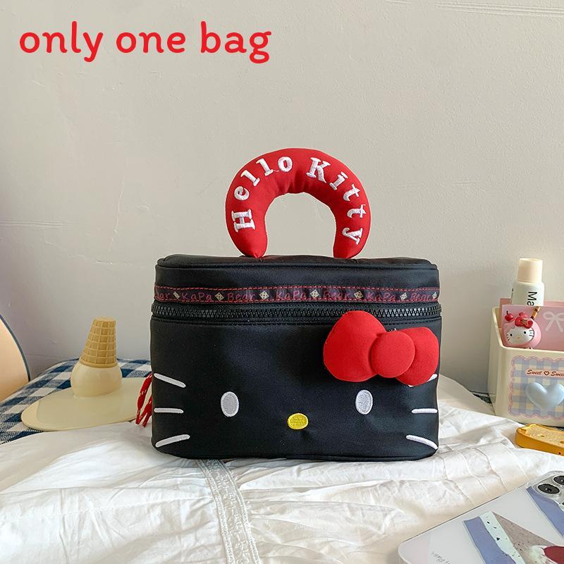 Мультяшная косметичка из ПУ Hello Kitty большого объема для ежедневного использования