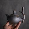 Japanese Ceramic Teapots Tea Kettle Stump Traditional Tea Pot Drinkware 240ml