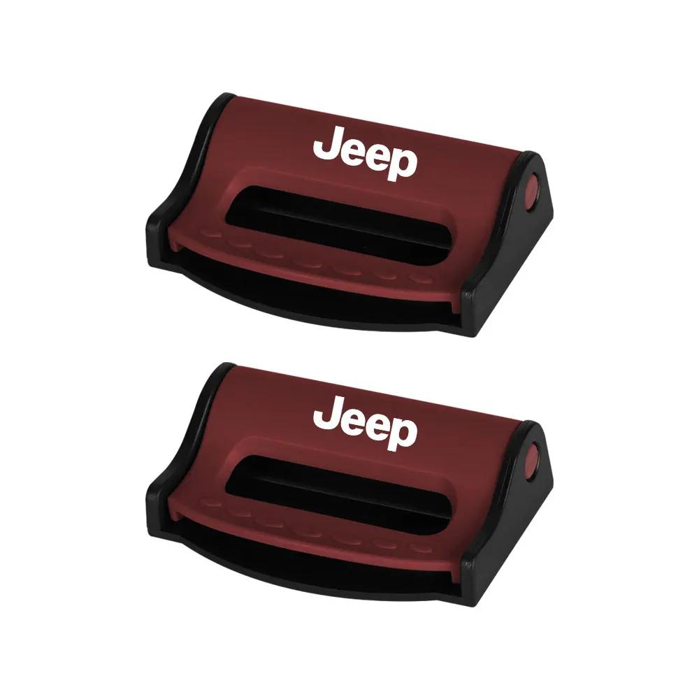 Для автомобиля Jeep Стопор-пряжка ремня безопасности Автоматический ограничитель-зажим ремня безопасности для Jeep Grand Cherokee Wrangler JK Gladiator Comp