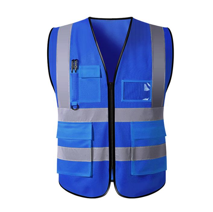 Светоотражающий жилет с множеством карманов для водителей, работников ЖКХ, регулировщиков движения, велосипедистов и строителей