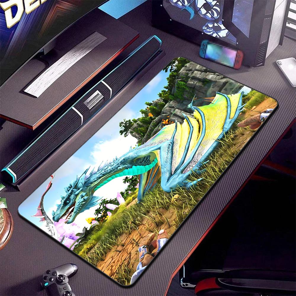 Ark Survival Evolved Коврик для мыши Большой Игровые Аксессуары Коврик для мыши Коврик для клавиатуры Настольный коврик Компьютерный Игрок Ноутбук Коврик для мыши с динозавром