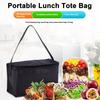 Термосумка для ланча, портативная термосумка, большая вместимость, складная, легкая, сумка-холодильник, принадлежности для кемпинга