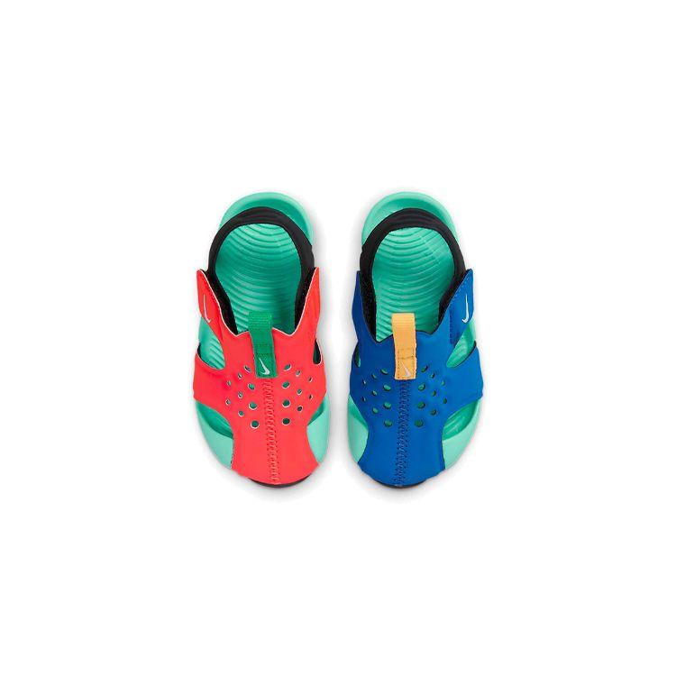 Nike Sunray Protect 2 BT Trendy Versatile Sports Breathable Low-Top Walker Shoes Baby Shoes Blue Red Green DM0973-641