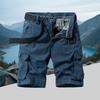 Men's Casual Comfortable Cargo Shorts - Multi-Pocket, Beltless